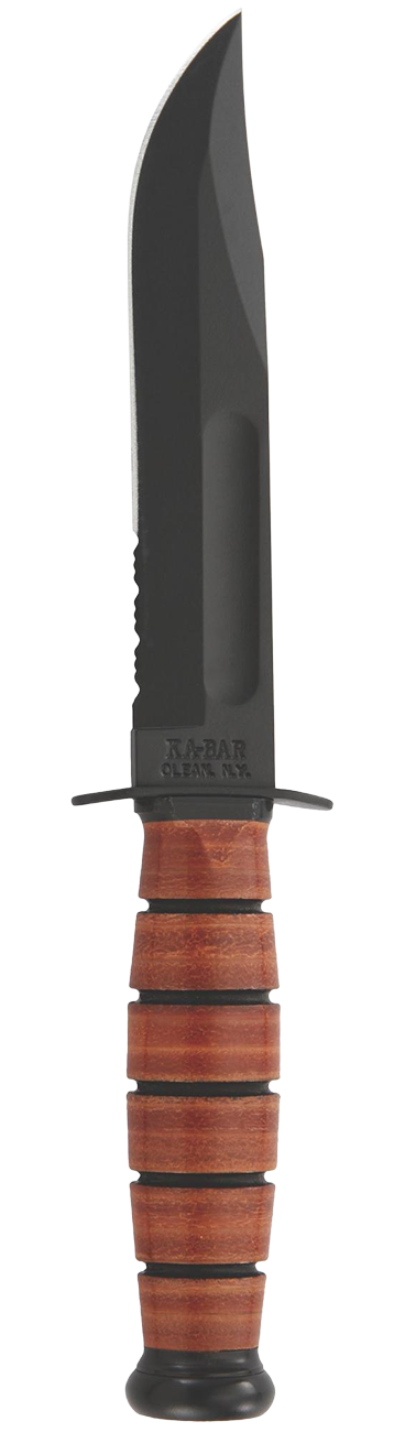 USA Short KA-BAR, Serrated 1261 Overview
