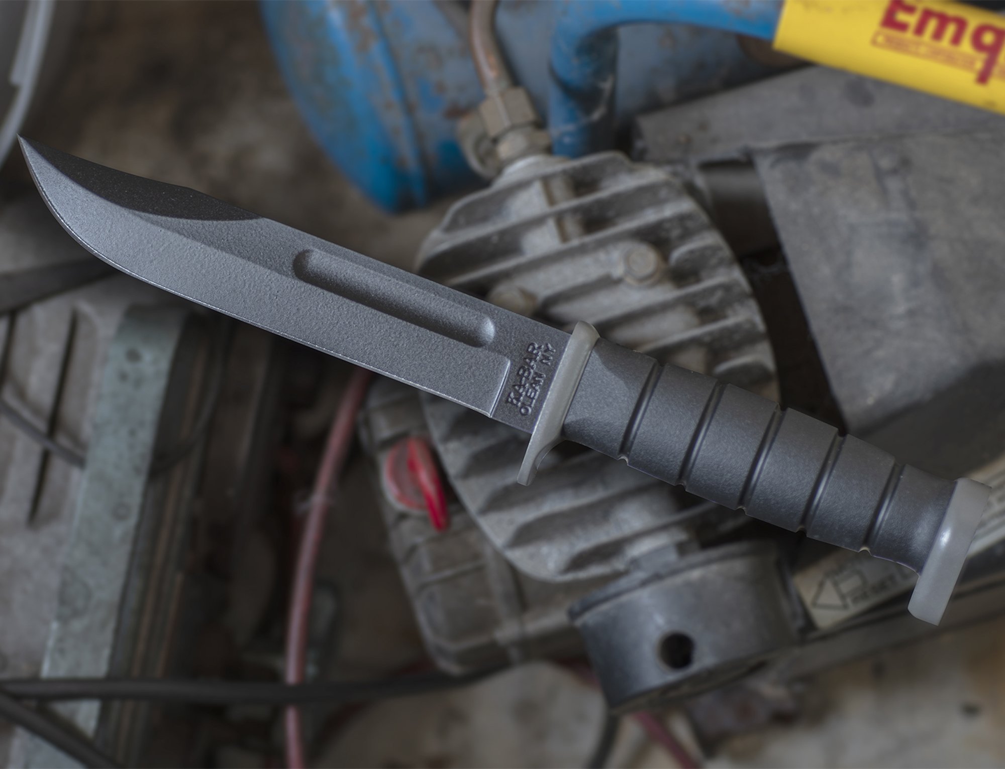 1292 D2 Extreme Straight Edge Knife and Sheath