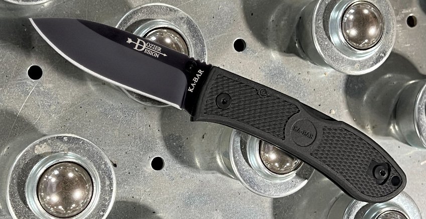KA-BAR Dozier S35VN Folding Hunter on Steel