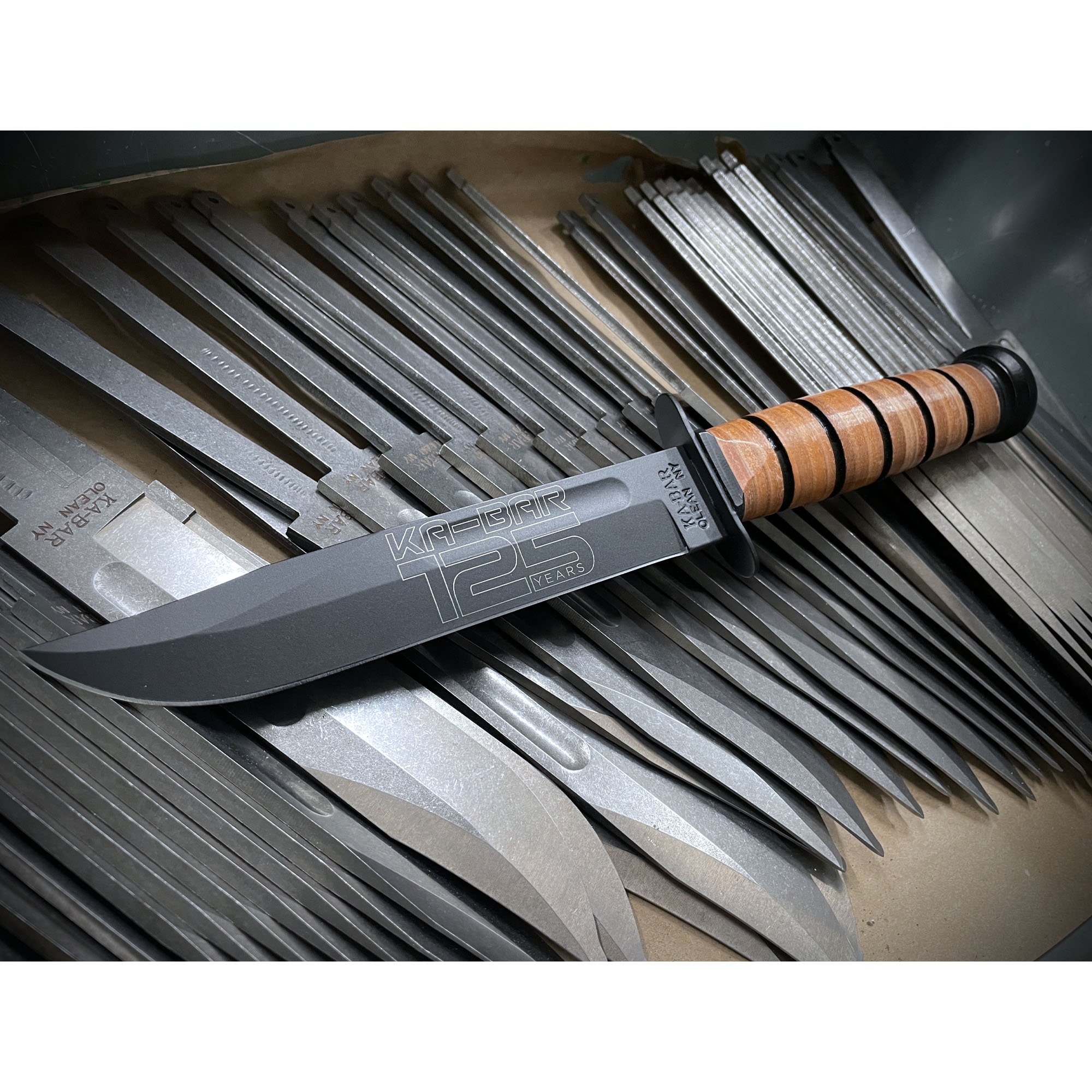 KA-BAR USN 125th Anniversary Knife and Sheath