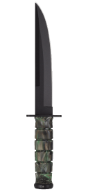 KA-BAR 1266 Modified Tanto Green Camo