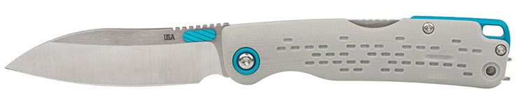 F01GY Battleship Gray and Teal