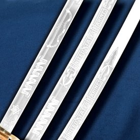 USMC 250th Limited Edition NCO Sword Engraving Close Up